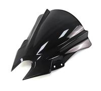 Pantalla Frontal Parabrisas para Ninja 500 para SE para Ninja500 para Ninja-500 2024 2025 Deflectores Parabrisas Doble Burbuja(B Black)