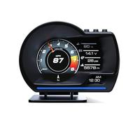 Pantalla Frontal V60, la más Nueva, OBD2+GPS, Inteligente, HUD, odómetro Digital, Alarma de Seguridad, Temperatura del Agua y el Aceite, RPM