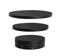 Pantalla giratoria, Base Giratoria 360 For Fotografía, Base Redonda, Soporte Giratorio Automático, Plato Giratorio, Soporte For Presentación De Joyería, Bas Giratorio,Alta eficiencia(Type1-Black(3 in