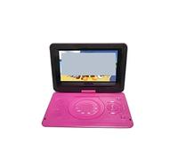 Pantalla giratoria portátil HD Smart TV VCD reproductor de DVD tarjeta SD reproductor de vídeo USB con batería recargable