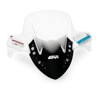 Pantalla GiVi 555 x 640 mm con ABE, compatible con Yamaha X-Max 300 | Parabrisas transparente, homologado E, ABE 38743, X-Max 400 2018 sin ABE compatible con Yamaha X-Max 125 2018-2019