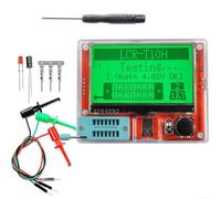 Pantalla gráfica de pantalla grande LCR T10H Multifuncional Medidor Resistor Condensador MOS Tester SCR Transistor