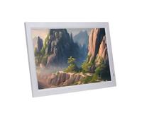 Pantalla Grande Full HD 1080P de 22/24 Pulgadas, admite presentaciones de Diapositivas de imágenes y vídeos a Largo Plazo, máquina publicitaria for Montar en la Pared.(White,24-Inch)