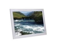 Pantalla Grande Full HD 1080P de 22/24 Pulgadas, admite presentaciones de Diapositivas de imágenes y vídeos a Largo Plazo, máquina publicitaria for Montar en la Pared.(White,22-Inch)