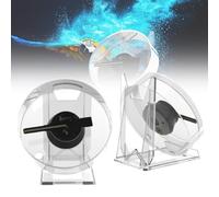 Pantalla holográfica LED para Escritorio con reproducción de Audio incorporada y Ajuste de Brillo del ángulo, máquina publicitaria holográfica con Cubierta Transparente