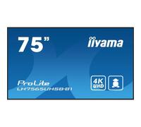 Pantalla iiyama LH7575UHS-B1AG 75″ 4K UHD IPS 500cd/m² HDMI DP USB Android 11 WiFi 24/7