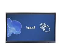 Iggual pantalla interactiva 4k orchid 75" webcam