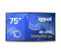 Pantalla Interactiva Táctil ORCHID 75” 4K UHD con Webcam 1080p y Micrófonos, IR 20Ptos. Android 14, WiFi 6, BT 5.0, 4GB+32GB, Cristal Antirreflejos, HDMI/USB-C/USB 3.0, Pizarra Digital Aula-Oficina.