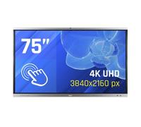 Iggual pantalla interactiva 4k orchid 75" webcam