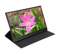 Pantalla IPS de 13,3 Pulgadas 1440P, Efecto de Sonido de Doble Altavoz, Monitor para Juegos, Pantalla Externa Compatible con Teléfonos, Computadoras (Enchufe de la UE)