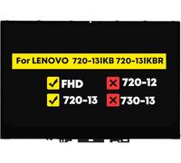 Pantalla LCD de 13.3 pulgadas para Lenovo Yoga 720-13IKB 720-13IKBR 80X6 81C3 5D10N24290 FHD 1920 x 1080 digitalizador de pantalla táctil de 30 pines
