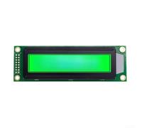 Pantalla LCD de 160 x 32 caracteres con controlador ST7920, serie/paralelo, fuente china integrada, 3,3 V, compacta, 116 x 37 x 12 mm, para control industrial (amarillo-verde)