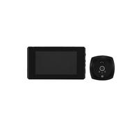 Pantalla LCD de 4,5 Pulgadas Timbre Digital 2MP 145 VisióN Nocturna PIR Ojo de la Puerta Mirilla ElectróNica Visor de la CáMara de la Puerta Negro