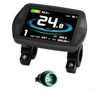 Pantalla LCD de 5 pines fácil de usar para KT LCD8YU, impermeable y compatible con 24 V, 36 V, 48 V, retroiluminación para una visión nocturna clara