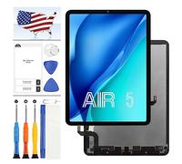 Pantalla LCD de repuesto para iPad Air 5 de 5ª generación 2022, pantalla de 10.9 pulgadas, A2589 A2591 A2588, kit de reparación de montaje de digitalizador de pantalla táctil LCD original, color negro