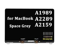 Pantalla LCD de repuesto para MacBook Pro A2289 2020 año EMC 3456 13.3 pulgadas 2560x1600 (gris espacial)