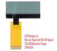 Pantalla LCD de repuesto para Mercury Smartcraft Sc1000 Tach indicador de velocidad pantalla de salpicadero se adapta a 85 mm de diámetro, compatible con unidades OEM A2c59500399 y 8m6003255 probadas