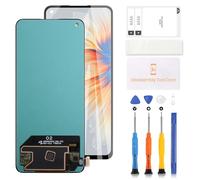 Pantalla LCD de Repuesto para Realme GT2 5G para OPPO Realme GT2 5G RMX3310 RMX3312 RMX3311 6.62 Pulgadas LCD Pantalla táctil digitalizador Piezas de reparación (Negro)