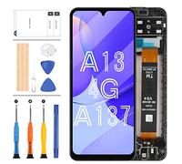 Pantalla LCD de Repuesto para Samsung Galaxy A13 SM-A137F SM-A137F/DSN, Pantalla LCD, digitalizador, Color Negro con Marco (no Compatible con A13 5G)