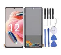 Pantalla LCD de teléfono móvil para la Pantalla LCD de para Xiaomi Redmi 12 4G TFT con Conjunto Completo del digitalizador, no admite la identificacin de Huellas Dactilares Parte de reparación
