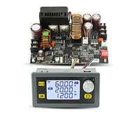 Pantalla LCD Fuente de Alimentación Estabilizada Ajustable por CNC Módulo Reducción Voltaje Constante y Corriente con Control WiFi Almacenamiento Datos Múltiples Funciones Protección