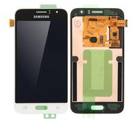Pantalla LCD Galaxy J1 2016 + pantalla de vidrio Kit original - Blanco
