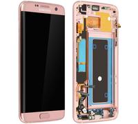 Pantalla LCD Galaxy S7 Edge + pantalla de vidrio Kit original Samsung - Rosa