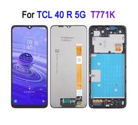 Pantalla LCD IPS de 6,6 pulgadas para TCL 40 R 5G 2022 T771K pantalla LCD de teléfono digitalizador de pantalla táctil, pieza de repuesto de reparación no Frame
