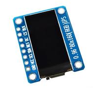 Pantalla LCD IPS TFT LCD de 0,96 pulgadas, 80 x 160 HD, color ST7735, controlador para interfaz de 3,3 V, compacto para proyectos electrónicos Arduino DIY sin barra de pines