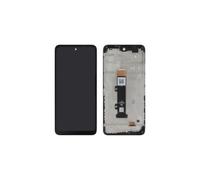 Pantalla LCD - Motorola - Moto G22 - Negro - Montado en chasis - Compatible con Android
