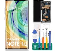 Pantalla LCD OLED para Samsung Galaxy Note 10 para Samsung Note 10, pantalla de repuesto para Galaxy SM-N970F, SM-N970U SM-N970W, digitalizador, pantalla táctil con marco (negro)
