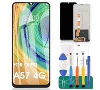 Pantalla LCD Oppo A57S para Oppo A17, pantalla táctil para Oppo A17K, digitalizador para Oppo A57 4G, reemplazo de pantalla para Oppo A77 4G, kits de reparación para Oppo A77S LCD (negro)