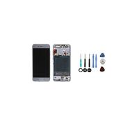 Pantalla LCD Original y Cristal Táctil Plateado Montados en Chasis y Batería para Honor 9 STF-AL00 STF-AL10 STF-L09