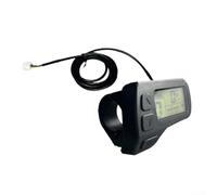 Pantalla LCD para bicicleta eléctrica KT LCD11 compatible con sistemas de 36 V y 48 V con conector SM de 5 pines que muestra datos de conducción en tiempo real y códigos de falla