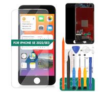 Pantalla LCD para iPhone SE (2022) para iPhone SE (3ª generación), reemplazo de pantalla para iPhone SE3, digitalizador, digitalizador, Touch A2783, kits de reparación (sin marco) (negro)