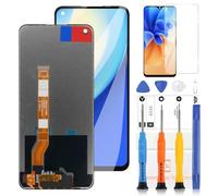 Pantalla LCD para Oppo A76 CPH2375 Reemplazo de la pantalla para Oppo A76 / A36 PESM10 Pantalla LCD Touch Screen Digitizer Assembly Piezas de reparación con herramientas (Negro 6.56")