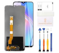 Pantalla LCD para Oppo A78 4G CPH2565 Pantalla LCD táctil Digitalizador interno Asamblea para Oppo A78 4G Kit de piezas de reparación de pantalla con herramientas (negro)