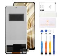 Pantalla LCD para Xiaomi Redmi Note 13 4G de repuesto para Xiaomi Redmi Note 13 4G 23129RAA4G 23124RA7EO LCD Display Touch Digitizer Assembly Kit de reparación (6.65 pulgadas, negro sin marco)