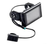 Pantalla LCD S966 para bicicleta eléctrica de 24-72 V para pantalla a color, datos de velocidad/alimentación/batería/temperatura, compatible con controlador de protocolo n.º 2, carcasa ABS