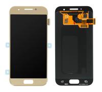 Pantalla LCD Samsung Galaxy A3 2017 + P. de vidrio Kit original Samsung - Oro