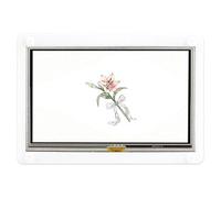 Pantalla LCD táctil resistiva de 5 pulgadas con carcasa bicolor compatible con Raspberry Pi 4B / 3B+ / 3 Zero 2 W 800×480 de resolución Interfaz de pantalla HDMI de bajo consumo de energía
