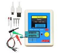 Pantalla LCD TFT LCR, Multímetro, Probador De Transistores, Diodo, Triodo, Condensador, Resistencia, Medidor De Prueba, MOSFET, NPN, PNP, Triac(LCR-T7)