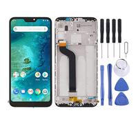 Pantalla LCD TFT para Xiaomi Redmi 6 Pro / A2 Lite Digitizer Conjunto con Marco (Negro)