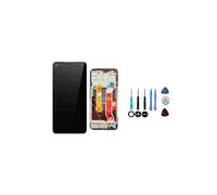 Pantalla LCD y Cristal Táctil Negro Montados en Chasis para Oppo A72