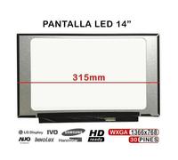Pantalla LED 14" WXGA 315mm para Portátil B140XTN07.2 NT140WHM-N44 V8.0