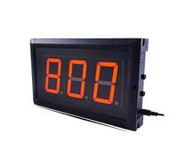 Pantalla LED de 3 dígitos de 3 pulgadas Contador de día de seguridad digital Control remoto montado en la pared Pantalla roja completa Uso en múltiples escenarios