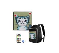 Pantalla LED de 64 * 64 en la ventana trasera del coche, cartelera, Control por aplicación Bluetooth, iluminación a todo Color, muestra el Panel pantalla expresión