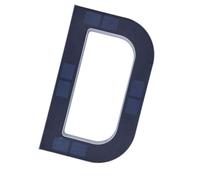Pantalla LED de dirección de bajo consumo con función de iluminación automática y construcción resistente al agua para identificación de número de casa, señal de dirección alimentada por energía solar