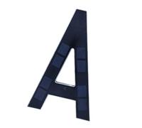 Pantalla LED de dirección de bajo consumo con función de iluminación automática y construcción resistente al agua para identificación de número de casa, señal de dirección alimentada por energía solar