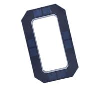 Pantalla LED de dirección de bajo consumo con función de iluminación automática y construcción resistente al agua para identificación de número de casa, señal de dirección alimentada por energía solar